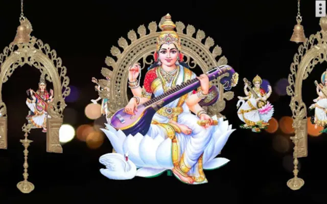 4D Saraswati Live Wallpaper android App screenshot 0