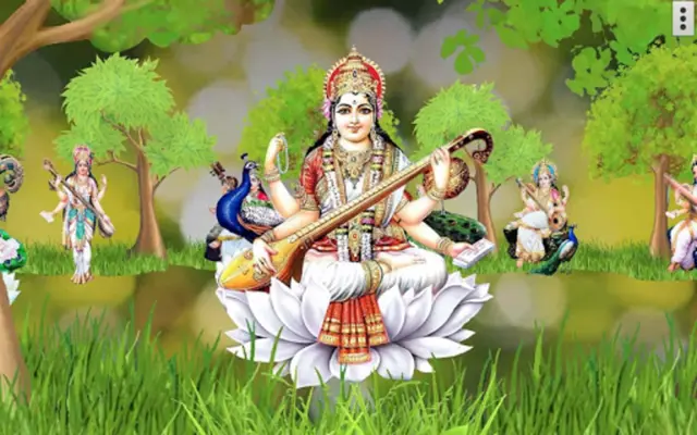 4D Saraswati Live Wallpaper android App screenshot 9