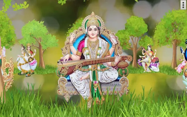 4D Saraswati Live Wallpaper android App screenshot 2